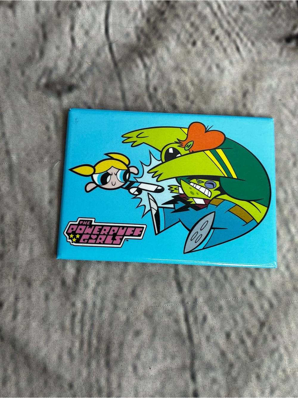 5/$20 Cartoon Network Powerpuff Girls Cartoon Bubbles Fighting Big Billy Magnet